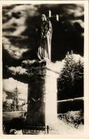 Székelyudvarhely, Odorheiu Secuiesc; Krisztus király / statue of Jesus Christ