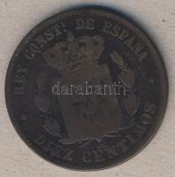 Spanyolország 1878. 10c T:3/4+