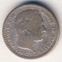 Dánia 1875. 10ö T:3/4+ R!