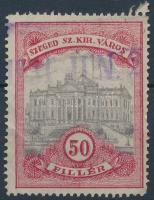 1927 Szeged városi 50f illetékbélyeg (1.500)