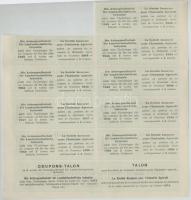 Budapest 1926. "Magyar Általános Kőszénbánya Részvénytársulat" tíz darab részvénye egyenké...