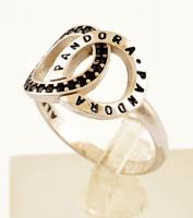 Ezüst(Ag) Pandora gyűrű, jelzett, méret: 57, bruttó: 2,8 g