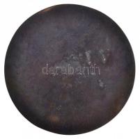 Kutas László (1936-) DN "Lukács György 1885-1971" kétoldalas, öntött Br emlékplakett (232,...