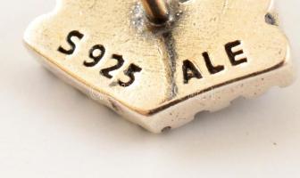 Ezüst(Ag) Pandora fülbevalópár, jelzett, bruttó: 2,1 g