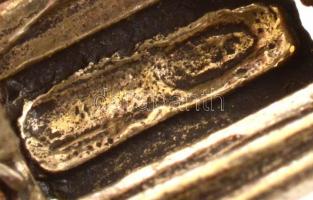 Ezüst(Ag) miniatűr hinta, jelzett, 3×2 cm, nettó: 6,2 g