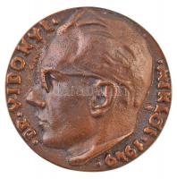 Csúcs Ferenc (1905-1999) 1949. Dr. Vidonyi Miklós 1949 kétoldalas, öntött Br emlékérem (185,49g/64mm) T:1-