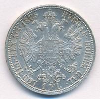 Ausztria 1885. 1Fl Ag "Ferenc József" T:1-
Austria 1885. 1 Florin Ag "Franz Joseph&q...