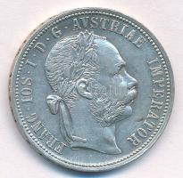 Ausztria 1888. 1Fl Ag Ferenc József T:1- Austria 1888. 1 Florin Ag Franz Joseph C:AU Krause KM#2222