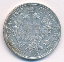 Ausztria 1888. 1Fl Ag "Ferenc József" T:1-
Austria 1888. 1 Florin Ag "Franz Joseph&q...