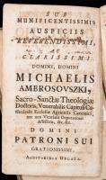Segneri, Paolo: Institutio parochi dum assertiones ex universa tehologia in alma ac celeberrima arch...