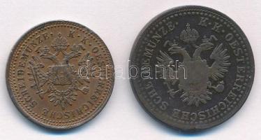 1851B 1kr Br + 1851B 2kr Br T:2,2- ph