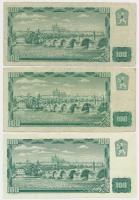 Csehszlovákia 1961. 3 Kr + 100 Kr (3x) + 1987. 50 Kr T:III
Czechoslovakia 1961. 3 Korun + 100 Korun...