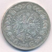 Ausztria 1909. 5K Ag "Ferenc József" T:2,2-
Austria 1909. 5 Corona Ag "Franz Joseph&...
