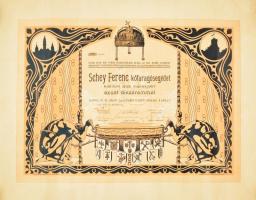1921, 1938 Győr-Sopron, Schey Ferenc kőfaragó számára kiállított 2 db oklevél