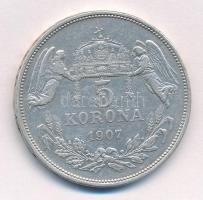 1907KB 5K Ag "Ferenc József" T:2- kis ph. 
Adamo K7