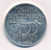 1986. 500Ft Ag "Budavár visszavétele 1686" T:BU 
Adamo EM97