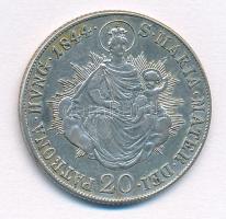 1844B 20kr Ag "V. Ferdinánd" T:1-,2 
Huszár 2081., Unger III.:1419