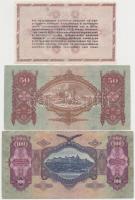 8 db vegyes magyar korona-pengő-forint bankjegy tétel, mind különféle, közte 1946. 100.000AP T:III