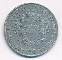 Ausztria 1844C 20Kr Ag "Ferdinánd" (6,51g) T:2- 
Austria 1844C 20 Kreuzer Ag "Ferdin...