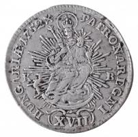 1752K-B 17kr Ag "Mária Terézia" (5,88g) T:2 karc / Hungary 1752K-B 17 Kreuzer Ag "Mar...