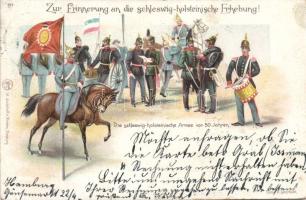 Schlesvig Holstein army Litho