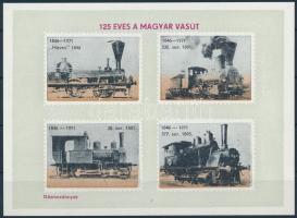 125 éves a magyar vasút levélzáró emlékív