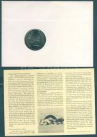 Bermuda 1986. 1$ "WWF-Teknős" érmés, bélyeges borítékon T:BU Tájékoztatóval!