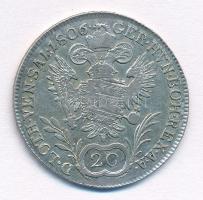 Ausztria 1806A 20kr Ag "I. Ferenc" (6,65g) T:2- juszt.
Austria 1806A 20 Kreuzer Ag "...