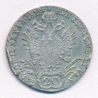1818B 20kr Ag "I. Ferenc" T:2 ph.
Hungary 1818B 20 Kreuzer Ag "Franz I" C:XF ed...