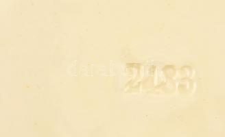 Kézzel festett szélmalmos majolika tányér, apró kopásnyomokkal, csak formaszámmal jelzett,  d: 24 cm