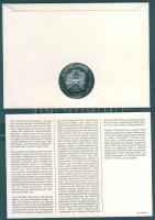 USA 1992. 1$/1oz "Walking" Ag érmés borítékon "Kolumbusz" T:1 Tájékoztatóval!