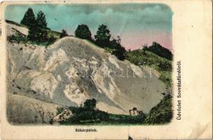 1906 Szováta, Szovátafürdő, Baile Sovata; Sókárpátok. Hönig Bernát kiadása / salt rocks (fa)