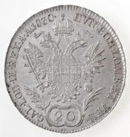 1830B 20kr Ag "Ferenc" (6,65g) T:1- juszt
Hungary 1830B 20 Kreuzer Ag "Franz" (...