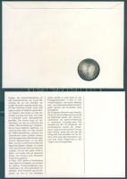 Ausztria 1973. 25Sch Ag "Max Reinhard" érmés, bélyeges borítékon T:2 Tájékoztatóval!