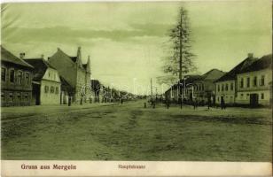 Morgonda, Mergeln, Merghindeal; Hauptstrasse / Fő utca / main street (r)