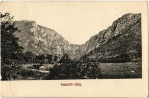 1912 Szádelő, Zádiel; Szádelői völgy. Kiadja Steinberger J. / Zádielska tiesnava / valley (EB)
