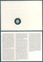 NSZK 1992. "Európai Közösség" Ag emlékérem érmés, bélyeges borítékon T:PP Tájékoztatóval!