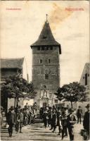1908 Nagyszalonta, Salonta; Csonka torony. Kiadja Székely J. Jenő / Turnul Ciunt / tower (fl)