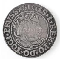Lengyel Királyság / Poroszország 1533. 1Gr Ag I. Zsigmond Torun (1,77g) T:2  Poland / Royal Prussia 1533. 1 Grossus Ag Sigismund I Torun (1,77g) C:XF Kopicki 3088.
