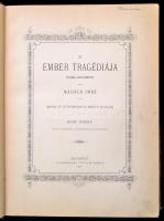 Madách Imre: Az ember tragédiája. Zichy Mihály húsz képével, rézfénymetszetben. Bp., 1888, Athenaeum...