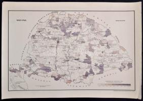 cca 1900 Nagy-Magyarország nagy-ipara, kiadja Posner Károly Lajos és Fia, 35×50 cm