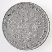 Ausztria 1832A 20kr Ag "I. Ferenc" (6,62g) T:2 
Austria 1832A 20 Kreuzer Ag "Franz I...