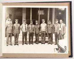 cca 1970-1980 Bulgária, katonai rendezvények fotói, 2 db albumba rendezve