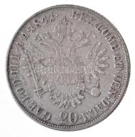 1841E 20Kr Ag "V.Ferdinánd" (6,59g) T:2 
Huszár: 2084., Unger III.: 1421.b