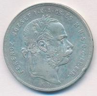1878KB 1Ft Ag "Ferenc József / Középcímer" T:2 kis ph. Hungary 1878KB 1 Forint Ag "Fr...