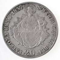 1837B 20kr Ag "V. Ferdinánd" (6,63g) T:3 
Huszár: 2081., Unger III.:1419