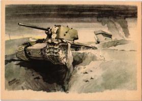 Vernichtete Sowjetpanzer. Erich Gutjahr Bildverlag. Bestell-Nr. 76. / WWII German military, destroyed Soviet tank s: Hermann Schneider
