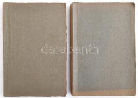 1929 Vasárnapi könyv. 1929. I. és II. félév. Teljes, XIX. évfolyam. Papírkötésben, két kötetben, kis...