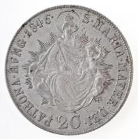 1846B 20kr Ag "V. Ferdinánd" (6,68g) T:1-
Hungary 1846B 20 Kreuzer Ag "Ferdinand V&q...