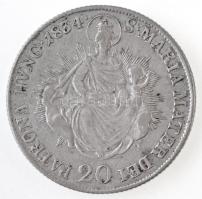 1834B 20kr Ag "Ferenc" (6,55g) T:2- 
Hungary 1834B 20 Kreuzer "Franz" (6,55g) C...